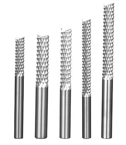 滬豪3.175加長合金鎢鋼電路板PCB銑刀玉米銑刀4mm6毫米雕刻機刀具